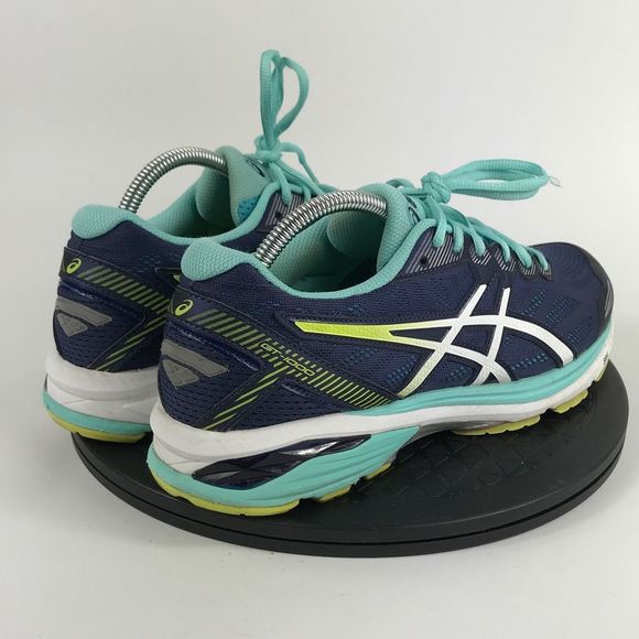 Asics GT-1000 Blue/Green Athletic Running Shoes T6A8N Women’s Size 11 - Picture 5 of 12
